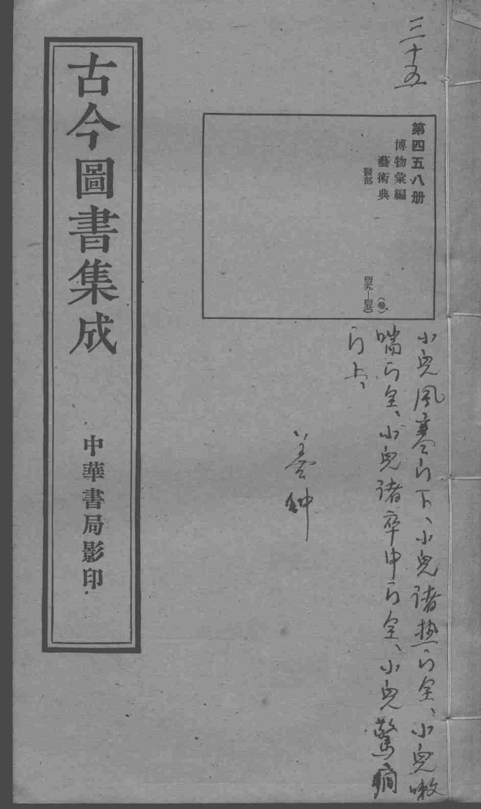古今图书集成医部全录  第458册